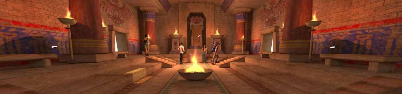 Virtual temple environment